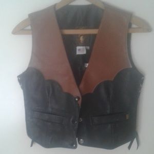 Gypsy leather vest